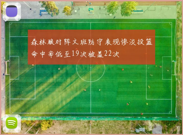 森林狼对阵文班防守表现惨淡投篮命中率低至19次被盖22次
